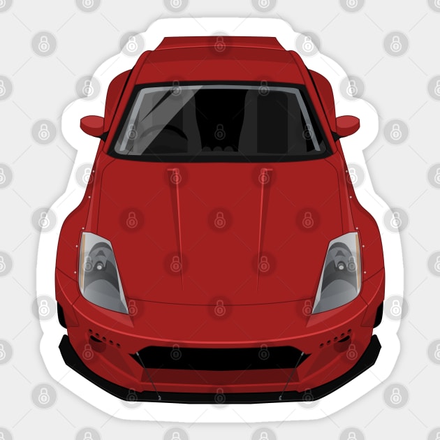 Fairlady 350Z Z33 Body Kit - Red Sticker by jdmart